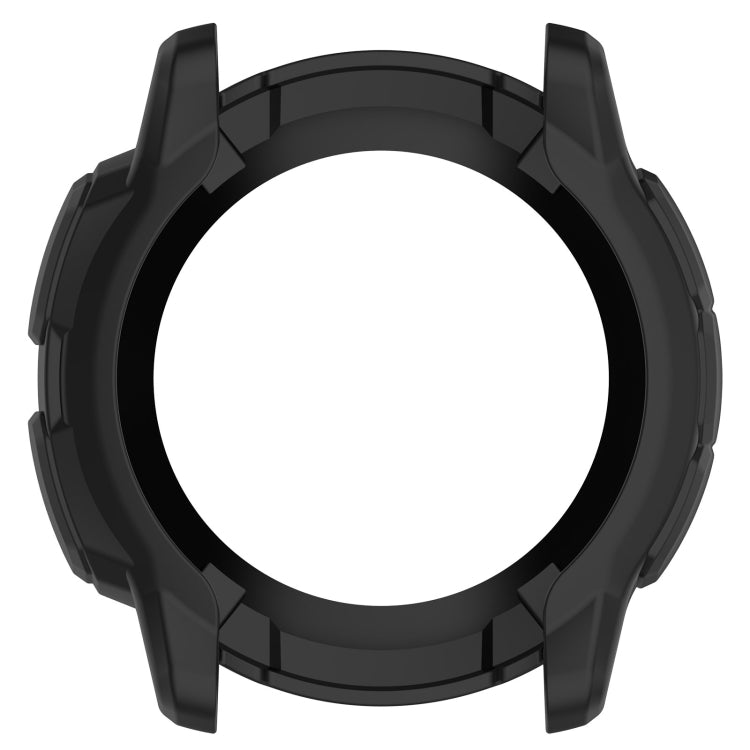 For Garmin Instinct 2X Armor Hollow Watch Protective Case(Black) - Watch Cases by PMC Jewellery | Online Shopping South Africa | PMC Jewellery | Buy Now Pay Later Mobicred