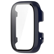 For Redmi Watch 3 Lite PC + Tempered Film Integrated Watch Protective Case(Ink Blue)
