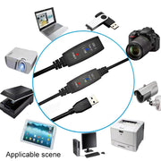 USB 3.0 Male to Female Super Speed Extension Cable, Length:5m