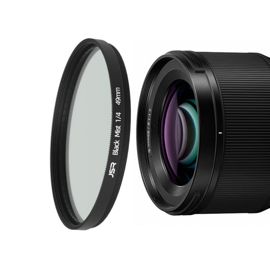 JSR Black Mist Filter Camera Lens Filter, Size:49mm(1/4 Filter) - Other Filter by JSR | Online Shopping South Africa | PMC Jewellery | Buy Now Pay Later Mobicred