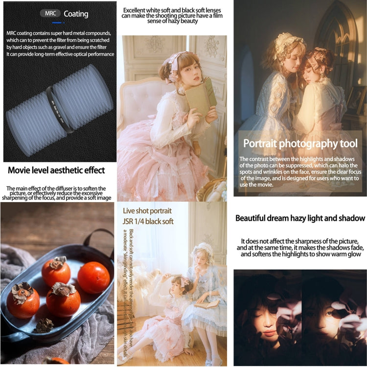 JSR Black Mist Filter Camera Lens Filter, Size:67mm(1/4 Filter) - free shipping - PMC TechLife - Order now!