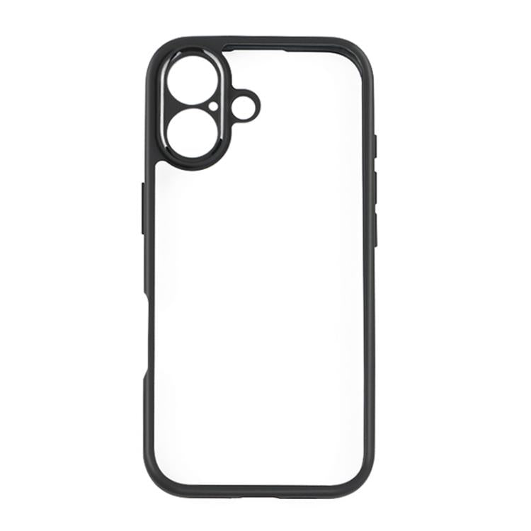 For iPhone 17 Frosted TPU + Transparent PC Phone Case(Black) - free shipping - PMc TechLife - Order now!