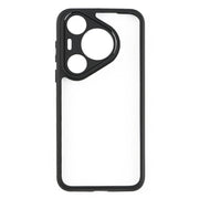 For Huawei Pura 70 Pro / 70 Pro+ Frosted TPU + Transparent PC Phone Case(Black)
