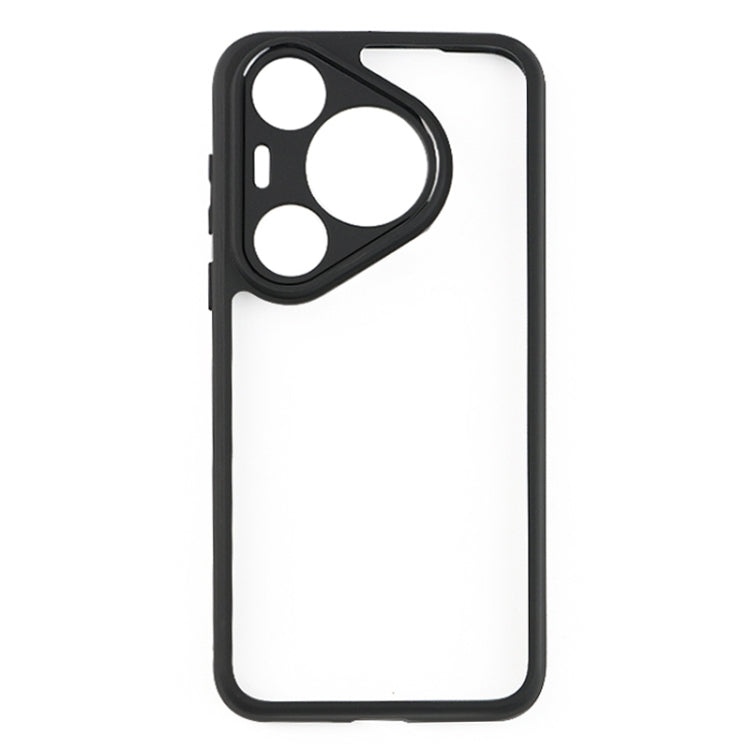 For Huawei Pura 70 Pro / 70 Pro+ Frosted TPU + Transparent PC Phone Case(Black)