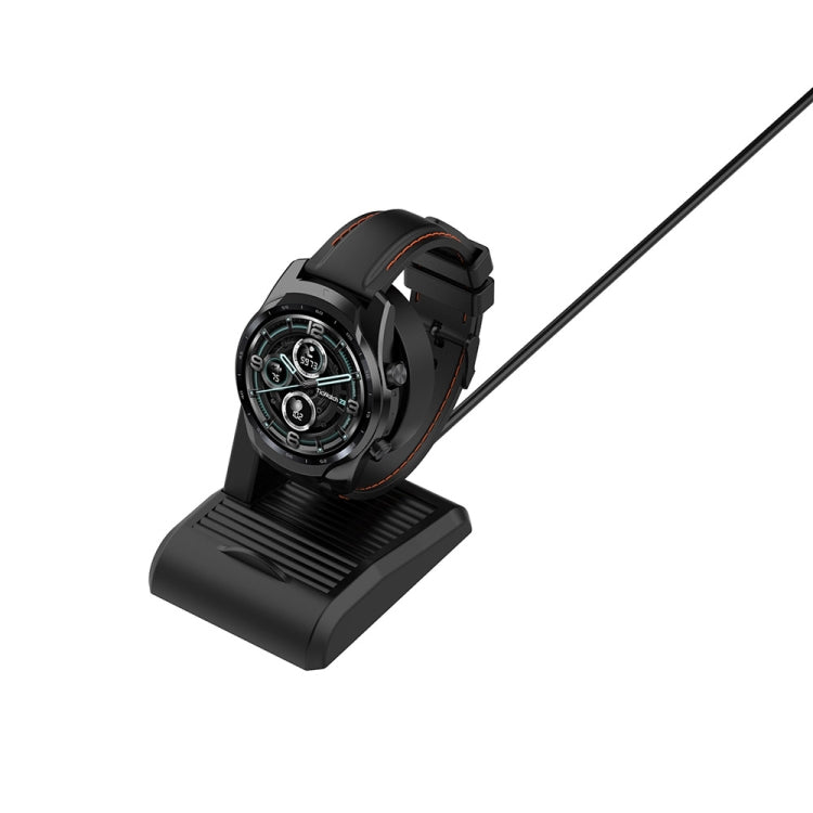 For Ticwatch Pro 5 Smart Watch USB Vertical Magnetic Charger, Lenght: 1m(Black) - Charger by PMC TechLife | Online Shopping South Africa | PMC TechLife | Buy Now Pay Later Mobicred
