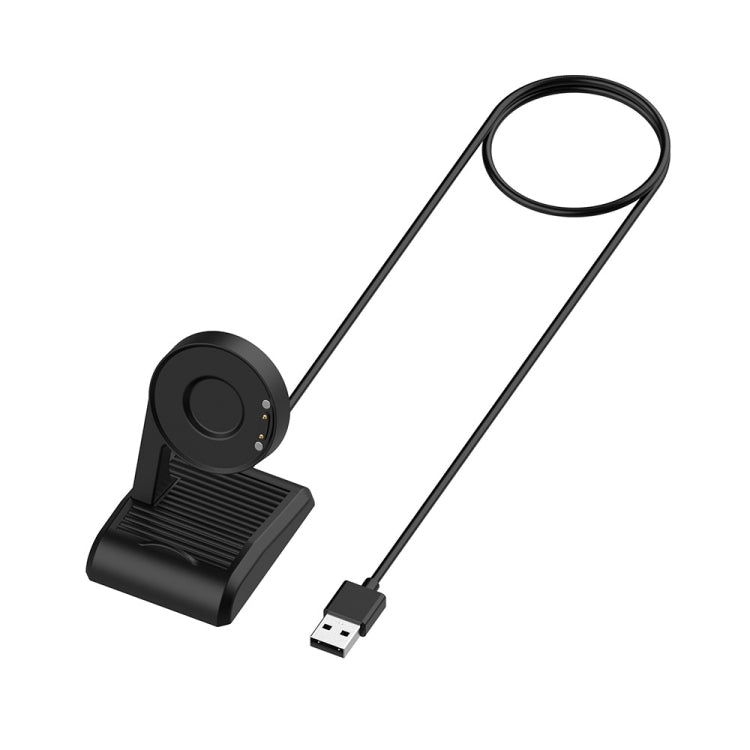 For Ticwatch Pro 5 Smart Watch USB Vertical Magnetic Charger, Lenght: 1m(Black) - Charger by PMC TechLife | Online Shopping South Africa | PMC TechLife | Buy Now Pay Later Mobicred