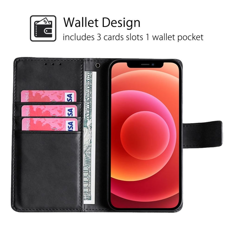 For Honor Magic6 Pro 5G Skin Feel Crocodile Magnetic Clasp Leather Phone Case(Black) - free shipping - PMC Jewellery - Order now!