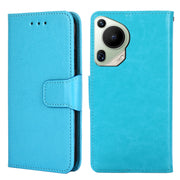 For Huawei Pura 70 Ultra 5G Crystal Texture Leather Phone Case(Sky Blue)