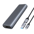 ORICO AM2C3-G2 M.2 NVME SSD Enclosure(Grey) - HDD Enclosure by ORICO | Online Shopping South Africa | PMC TechLife | Buy Now Pay Later Mobicred