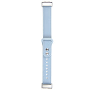For Fitbit Charge 5 PU Leather Replacement Watch Band(Blue)