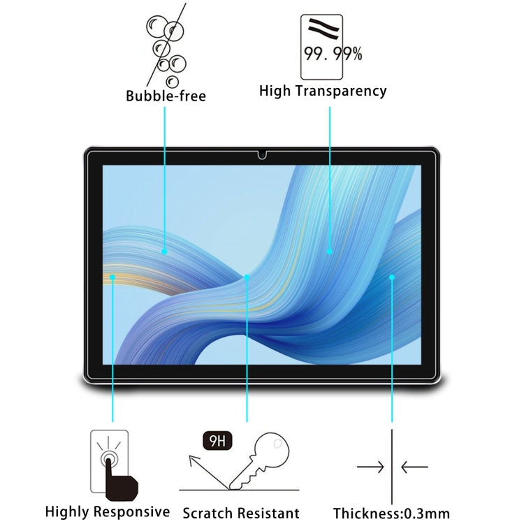 For DOOGEE T10 Pro / U10 9H 0.3mm Explosion-proof Tempered Glass Film - Others by PMC TechLife | Online Shopping South Africa | PMC TechLife | Buy Now Pay Later Mobicred
