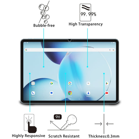 For Doogee T30 Pro 11 2024 9H 0.3mm Explosion-proof Tempered Glass Film