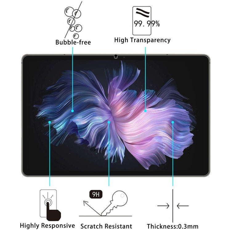 For Doogee T30 Max 2pcs 9H 0.3mm Explosion-proof Tempered Glass Film