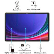 For Samsung Galaxy Tab S10 11 2pcs 9H 0.3mm Explosion-proof Tempered Glass Film