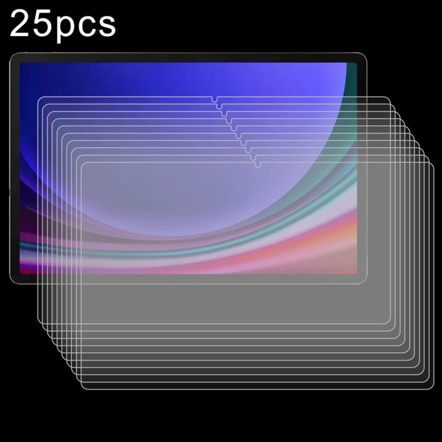 For Samsung Galaxy Tab S10+ 12.4 25pcs 9H 0.3mm Explosion-proof Tempered Glass Film