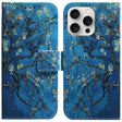 For iPhone 16 Pro Coloured Drawing Flip Leather Phone Case(Apricot) - iPhone 16 Pro Cases by PMC TechLife | Online Shopping South Africa | PMC TechLife | Buy Now Pay Later Mobicred