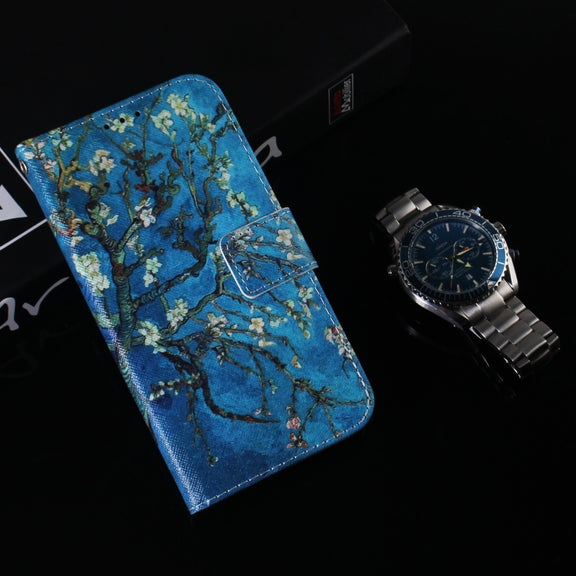 For iPhone 16 Pro Coloured Drawing Flip Leather Phone Case(Apricot)
