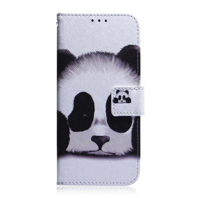For iPhone 16 Pro Coloured Drawing Flip Leather Phone Case(Panda)