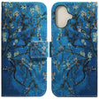 For iPhone 16 Plus Coloured Drawing Flip Leather Phone Case(Apricot) - iPhone 16 Plus Cases by PMC TechLife | Online Shopping South Africa | PMC TechLife | Buy Now Pay Later Mobicred