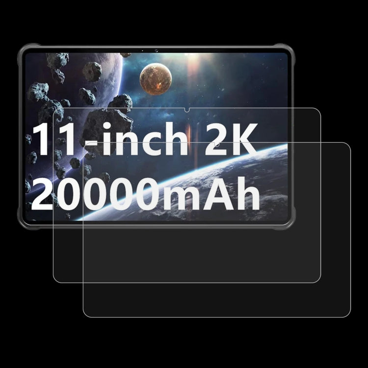 For Oukitel RT8 Tab 2pcs 9H 0.3mm Explosion-proof Tempered Glass Film - Others by PMC TechLife | Online Shopping South Africa | PMC TechLife | Buy Now Pay Later Mobicred