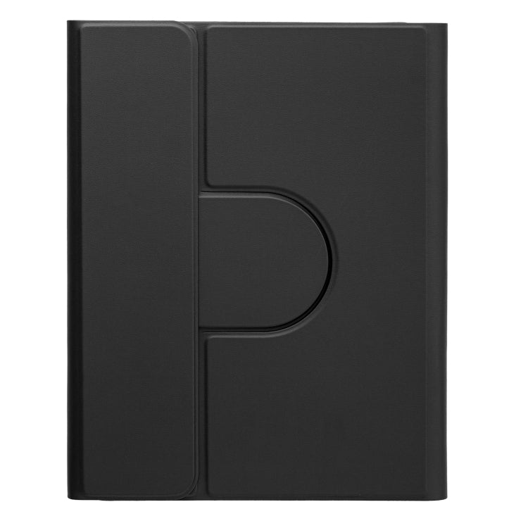For iPad 10.2 2021 / Air 2019 Square Button 360 Degree Rotatable Bluetooth Keyboard Leather Case with Touchpad(Black) - Universal by PMC TechLife | Online Shopping South Africa | PMC TechLife