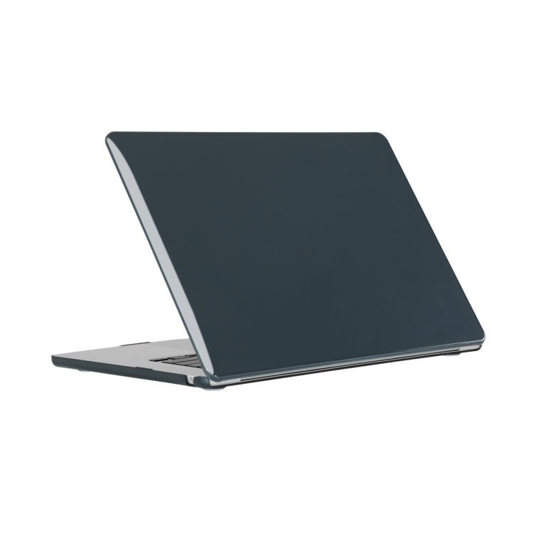 For MacBook Air 15.3 2024 A2941 (M2)/A3114 (M3) Laptop Frosted Hard Plastic Protection Case(Black) - MacBook Air Cases by PMC TechLife | Online Shopping South Africa | PMC TechLife | Buy Now Pay Later Mobicred