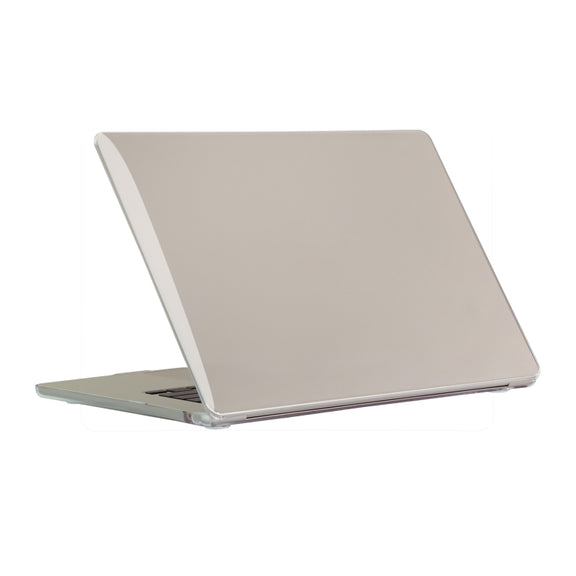 For MacBook Air 15.3 2024 A2941 (M2)/A3114 (M3) Laptop Frosted Hard Plastic Protection Case(Transparent)