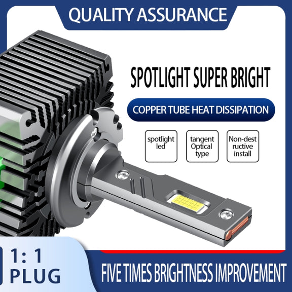 P15 1 Pair D1S / D1R DC10-32V / 35W / 6000K / 4000LM IP68 Water-resistant Car LED Headlight
