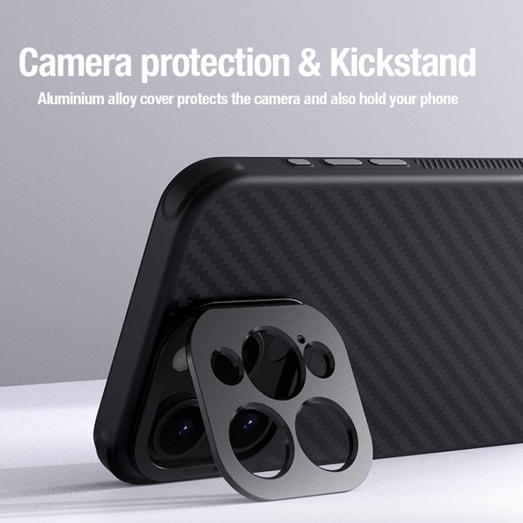 For iPhone 15 Pro Max NILLKIN Aramid Fiber MagSafe Magnetic Phone Case(Black) - free shipping - PMC TechLife - Order now!