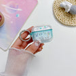 For AirPods Pro Transparent Glitter Bluetooth Earphone Protective Case(Sky Blue) - For AirPods Pro by PMC Jewellery | Online Shopping South Africa | PMC Jewellery | Buy Now Pay Later Mobicred