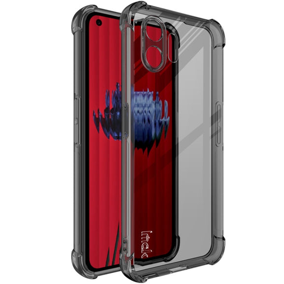 For Nothing Phone2 5G imak Shockproof Airbag TPU Phone Case(Transparent Black)