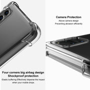 For Nothing Phone2 5G imak Shockproof Airbag TPU Phone Case(Transparent Black)