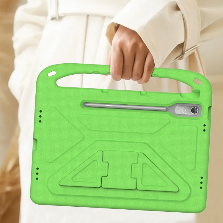 For Lenovo Tab P12 12.7 Handle Portable EVA Shockproof Tablet Case(Green) - free shipping - PMC TechLife - Order now!