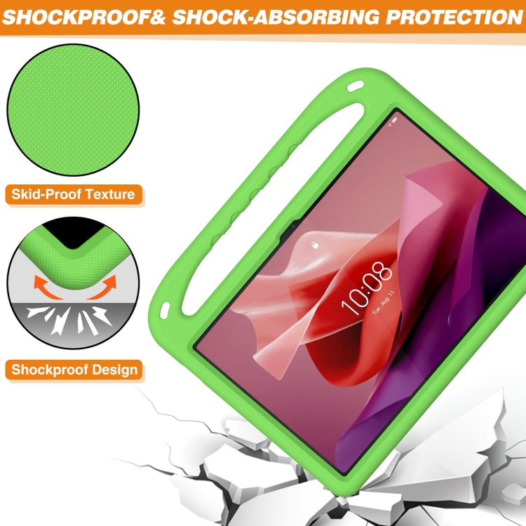 For Lenovo Tab P12 12.7 Handle Portable EVA Shockproof Tablet Case(Green) - free shipping - PMC TechLife - Order now!