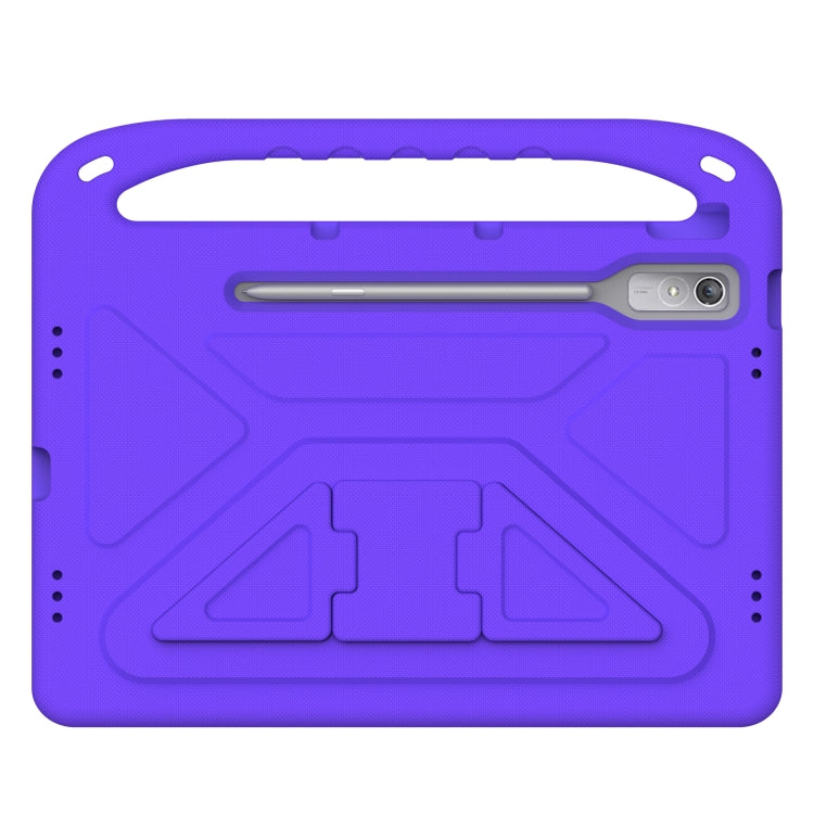 For Lenovo Tab P12 12.7 Handle Portable EVA Shockproof Tablet Case(Purple) - Lenovo by PMC TechLife | Online Shopping South Africa | PMC TechLife