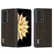 For Honor Magic V2 ABEEL Dream Litchi Texture PU Phone Case(Khaki) - Honor Cases by PMC TechLife | Online Shopping South Africa | PMC TechLife | Buy Now Pay Later Mobicred