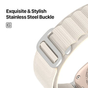 For Apple Watch SE 44mm DUX DUCIS GS Series Nylon Loop Watch Band(Starlight)