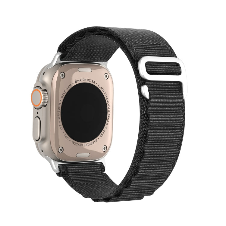For Apple Watch Series 6 40mm DUX DUCIS GS Series Nylon Loop Watch Band(Black)