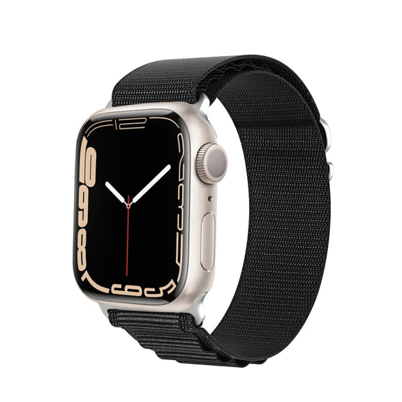 For Apple Watch Series 6 40mm DUX DUCIS GS Series Nylon Loop Watch Band(Black)