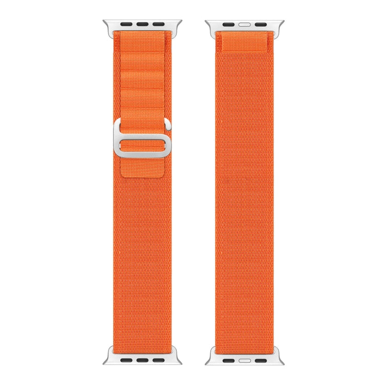 For Apple Watch Series 6 44mm DUX DUCIS GS Series Nylon Loop Watch Band(Orange)