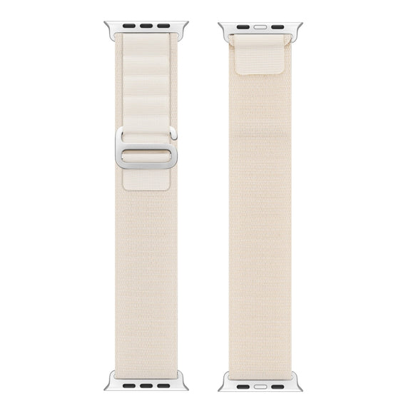 For Apple Watch Series 5 44mm DUX DUCIS GS Series Nylon Loop Watch Band(Starlight)