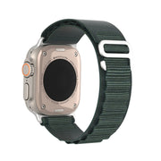 For Apple Watch Series 4 44mm DUX DUCIS GS Series Nylon Loop Watch Band(Green)