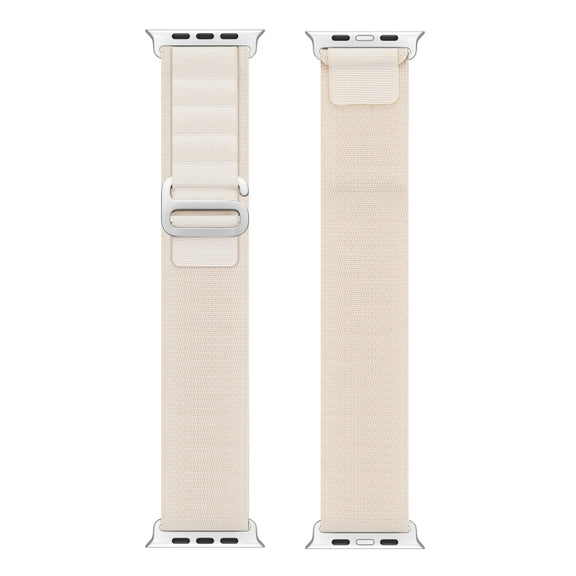 For Apple Watch SE 2023 44mm DUX DUCIS GS Series Nylon Loop Watch Band(Starlight)
