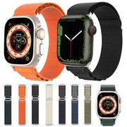 For Apple Watch Series 5 44mm DUX DUCIS GS Series Nylon Loop Watch Band(Starlight)