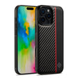 For iPhone 16 Pro Max LC.IMEEKE 3 in 1 Carbon Fiber Texture Shockproof Phone Case(Black) - iPhone 16 Pro Max Cases by LC.IMEEKE | Online Shopping South Africa | PMC TechLife | Buy Now Pay Later Mobicred