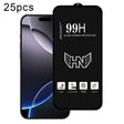 For iPhone 16 Pro Max 25pcs High Aluminum Large Arc Full Screen Tempered Glass Film - iPhone 16 Pro Max Tempered Glass by PMC TechLife | Online Shopping South Africa | PMC TechLife | Buy Now Pay Later Mobicred