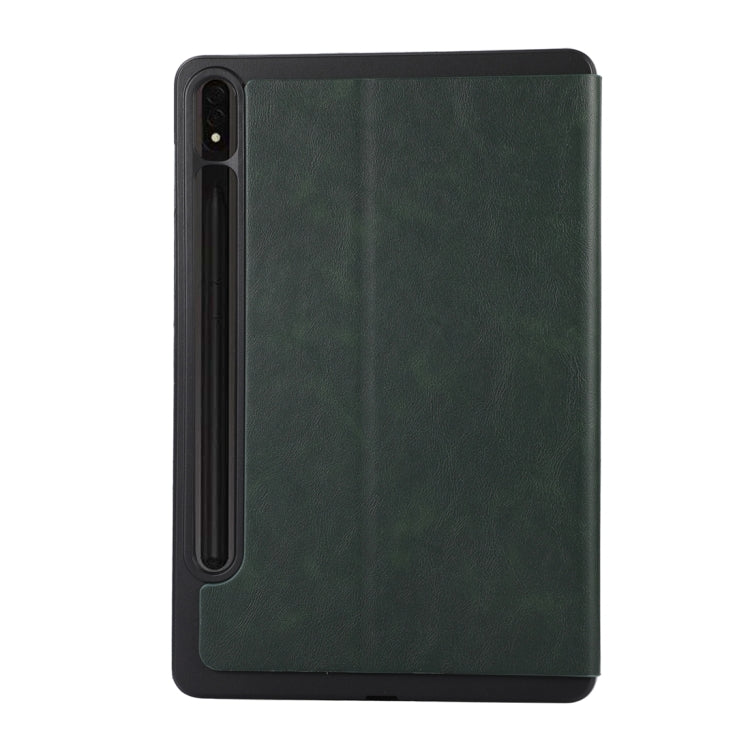 For Samsung Galaxy Tab S10 FE / S9 FE / S9 TPU Flip Tablet Protective Leather Case(Green) - Galaxy Tab S9 FE by PMC Jewellery | Online Shopping South Africa | PMC Jewellery | Buy Now Pay Later Mobicred