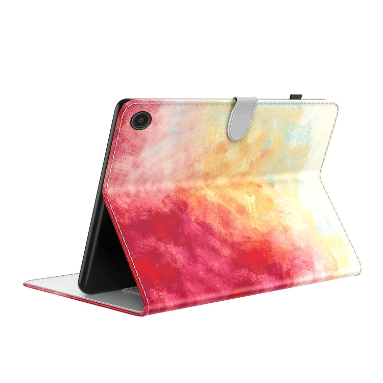 For Amazon Fire Max 11 Watercolor Pattern Flip Leather Tablet Case(Spring Cherry) - Amazon by PMC TechLife | Online Shopping South Africa | PMC TechLife | Buy Now Pay Later Mobicred