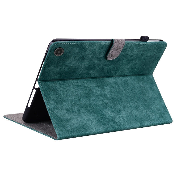 For Amazon Fire Max 11 Tiger Pattern Flip Leather Tablet Case(Dark Green) - Amazon by PMC TechLife | Online Shopping South Africa | PMC TechLife | Buy Now Pay Later Mobicred
