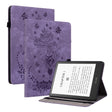 For Amazon Kindle Paperwhite 5 2023 2024 Butterfly Rose Embossed Leather Tablet Case(Purple) - Amazon by PMC Jewellery | Online Shopping South Africa | PMC Jewellery | Buy Now Pay Later Mobicred